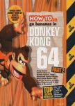 Scan of the walkthrough of Donkey Kong 64 published in the magazine N64 38, page 1