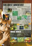 Scan of the preview of The Legend Of Zelda: Majora's Mask published in the magazine N64 38, page 8