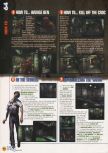 Scan of the walkthrough of Resident Evil 2 published in the magazine N64 38, page 3