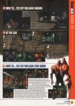 Scan of the walkthrough of Resident Evil 2 published in the magazine N64 38, page 4
