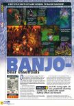 Scan de la preview de Banjo-Tooie paru dans le magazine N64 38, page 1