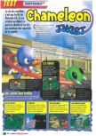 Scan of the review of Chameleon Twist published in the magazine Le Magazine Officiel Nintendo 03, page 1