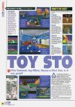 Scan of the review of Toy Story 2 published in the magazine N64 39, page 1