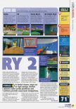 Scan of the review of Toy Story 2 published in the magazine N64 39, page 2