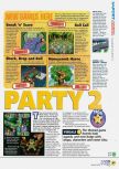 Scan of the review of Mario Party 2 published in the magazine N64 39, page 2