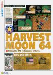 Scan du test de Harvest Moon 64 paru dans le magazine N64 39, page 1