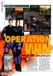 Scan of the review of Operation WinBack published in the magazine N64 41, page 1