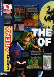 Scan of the review of The Legend Of Zelda: Majora's Mask published in the magazine N64 43, page 1
