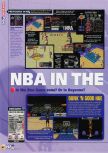 Scan of the review of NBA In The Zone 2000 published in the magazine N64 44, page 1