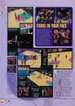 Scan of the review of NBA In The Zone 2000 published in the magazine N64 44, page 3