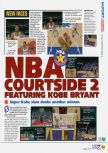 Scan of the review of NBA Courtside 2 featuring Kobe Bryant published in the magazine N64 44, page 2