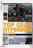 Scan of the review of Top Gear Hyper Bike published in the magazine N64 44, page 1