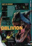 Scan of the review of Turok 3: Shadow of Oblivion published in the magazine N64 46, page 2