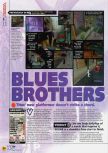 Scan of the review of Blues Brothers 2000 published in the magazine N64 46, page 1