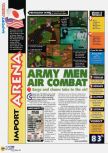 Scan of the review of Army Men: Air Combat published in the magazine N64 46, page 1