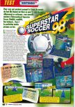 Scan of the review of International Superstar Soccer 98 published in the magazine Le Magazine Officiel Nintendo 07, page 1