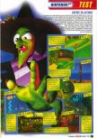 Scan of the review of Banjo-Kazooie published in the magazine Le Magazine Officiel Nintendo 07, page 2