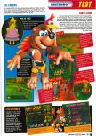 Scan of the review of Banjo-Kazooie published in the magazine Le Magazine Officiel Nintendo 07, page 4