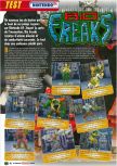 Scan du test de Bio F.R.E.A.K.S. paru dans le magazine Le Magazine Officiel Nintendo 07, page 1