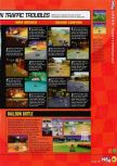 Scan of the review of Mickey's Speedway USA published in the magazine N64 50, page 4