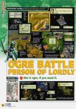 Scan of the review of Ogre Battle 64: Person of Lordly Caliber published in the magazine N64 50, page 1