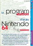 Scan de l'article La programmation paru dans le magazine Gameplay 64 HS1, page 1