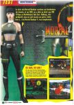 Scan of the review of Mortal Kombat 4 published in the magazine Le Magazine Officiel Nintendo 08, page 1