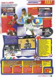 Scan of the review of NBA Live 99 published in the magazine Le Magazine Officiel Nintendo 11, page 2