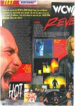 Scan of the review of WCW/NWO Revenge published in the magazine Le Magazine Officiel Nintendo 11, page 1