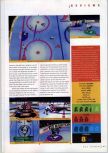 Scan of the review of Wayne Gretzky's 3D Hockey published in the magazine N64 Gamer 02, page 2
