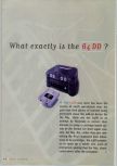 Scan de l'article What is Exactly the 64DD ? paru dans le magazine N64 Gamer 02, page 1