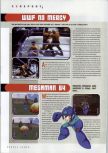 Scan of the preview of Mega Man 64 published in the magazine N64 Gamer 30, page 1