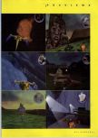 Scan of the preview of Star Wars: Episode I: Battle for Naboo published in the magazine N64 Gamer 34, page 8