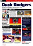 Scan of the review of Duck Dodgers Starring Daffy Duck published in the magazine Nintendo Official Magazine 98, page 1