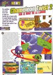 Scan de la preview de Chameleon Twist 2 paru dans le magazine Le Magazine Officiel Nintendo 13, page 4