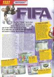 Scan du test de FIFA 99 paru dans le magazine Le Magazine Officiel Nintendo 13, page 1