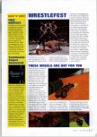 Scan of the preview of WCW Mayhem published in the magazine N64 Gamer 17, page 1