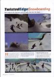 Scan of the review of Twisted Edge Snowboarding published in the magazine N64 Gamer 14, page 1