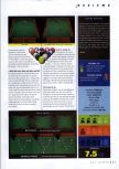 Scan of the review of Virtual Pool 64 published in the magazine N64 Gamer 14, page 2