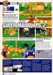 Scan of the preview of Paper Mario published in the magazine Nintendo Official Magazine 64, page 1