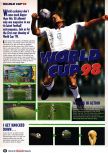 Scan of the preview of World Cup 98 published in the magazine Nintendo Official Magazine 67, page 1