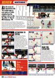 Scan of the review of NHL Breakaway 98 published in the magazine Nintendo Official Magazine 67, page 1