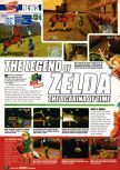 Scan of the preview of The Legend Of Zelda: Ocarina Of Time published in the magazine Nintendo Official Magazine 68, page 8