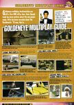 Scan of the walkthrough of Goldeneye 007 published in the magazine Nintendo Official Magazine 68, page 1