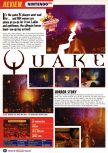 Scan of the review of Quake published in the magazine Nintendo Official Magazine 68, page 1