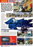 Scan of the review of Aero Gauge published in the magazine Nintendo Official Magazine 68, page 1
