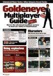 Scan de la soluce de Goldeneye 007 paru dans le magazine Nintendo Official Magazine 69, page 1