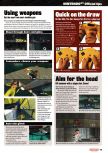 Scan of the walkthrough of Goldeneye 007 published in the magazine Nintendo Official Magazine 69, page 2