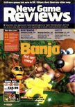 Scan du test de Banjo-Kazooie paru dans le magazine Nintendo Official Magazine 70, page 1