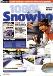 Scan of the review of 1080 Snowboarding published in the magazine Nintendo Official Magazine 73, page 1